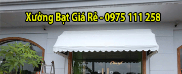 Xưởng may ép bạt mái hiên mái xếp giá rẻ