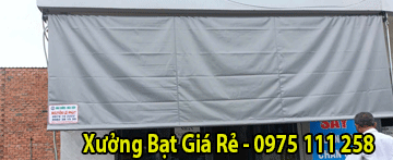 Xưởng may ép bạt mái hiên mái xếp giá rẻ