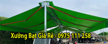 Xưởng may ép bạt mái hiên mái xếp giá rẻ